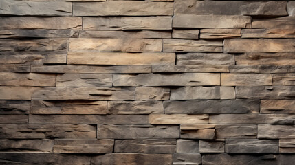 A textured and vibrant stone wall with a mix of different shapes and hues