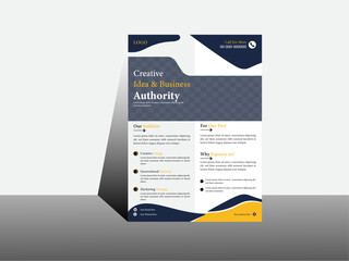 Modern Business Flyer design.