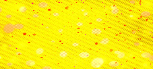 Yellow widscreen  bokeh for holidays and new year backgrounds, Usable for banner, poster, Ad, events, party, sale, celebrations, and various design works