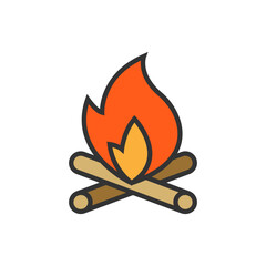 campfire icon illustration