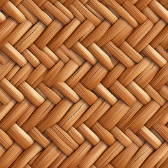 Symmetrical Rattan Weave Pattern