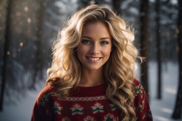 blonde holiday sunset