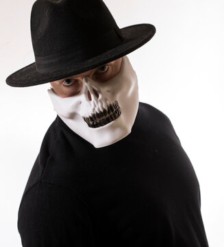 Scary and creepy male monste