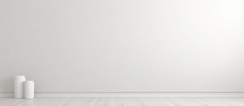 White modern room interior with empty wall mockup ing