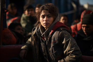 Rescued at Sea: Illegal Immigrant from Moroccan Arab Origin's Arrival in Europe