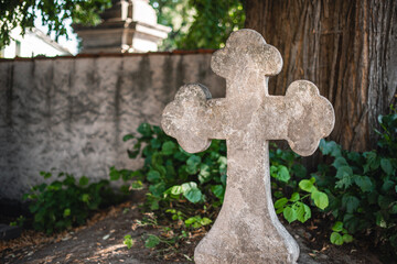 cross in the cemetery