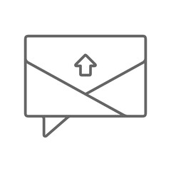 Upload icon symbol vector image. Illustration of storage data upload downloading transfer file design image