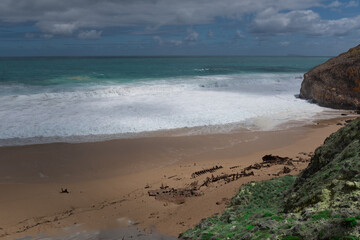 ethel wreck beach cliff warooka yorke peninsula