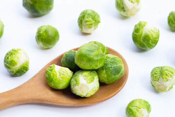 Fresh brussels sprouts. Organic vegetables
