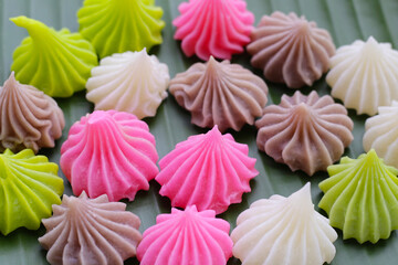 Allure, Colorful Thai sweet dessert