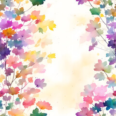 Obraz na płótnie Canvas Seamless patterns small colorful flowers