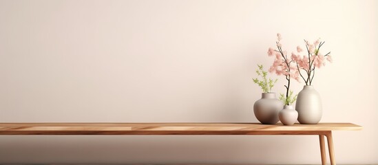 Designing a wooden table with a Nordic aesthetic in a format