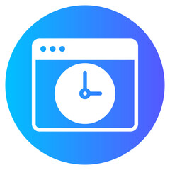 browser gradient icon