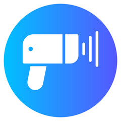 speed radar gradient icon