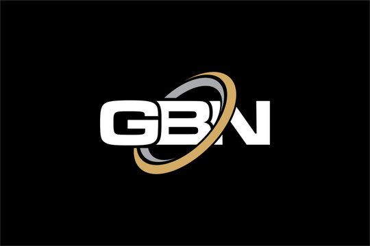 GBN creative letter logo design vector icon illustration