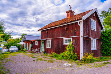 Trosa is an idyll of old fine wooden houses and a beautiful canal