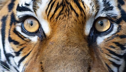 eyes of a tiger close up