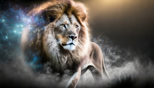 lion animal kingdom collection with amazing effect