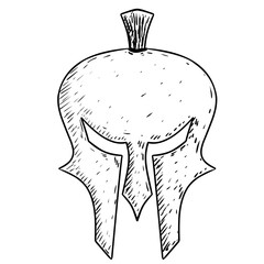 Spartan helmet greek