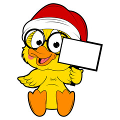cute duck animal cartoon illustration
