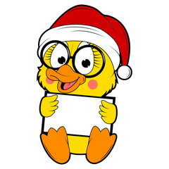 cute duck animal cartoon illustration