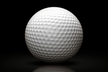 Golf ball isolated : Generative AI