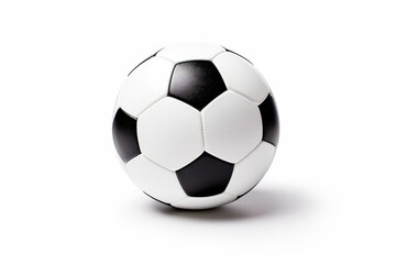 Fototapeta premium soccer ball isolated on white : Generative AI