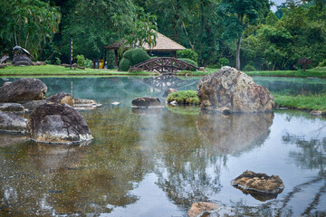 natural mineral hot spring water