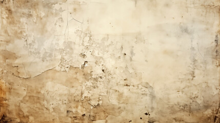 Very old cement walls. The painted coating is peeling off and cracking.