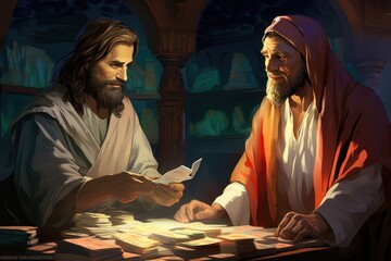 Jesus and the tax collector