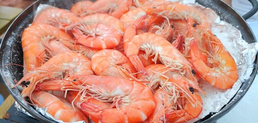 cooked shrimp in a bowl