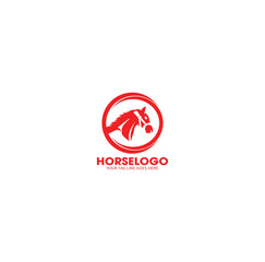 horse head logo vector. horse head illustration. horse head icon
