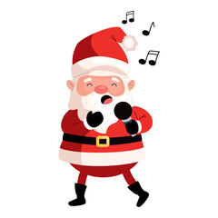 santa claus singing