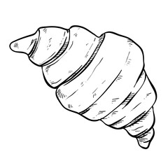 pastry fast food illustration 