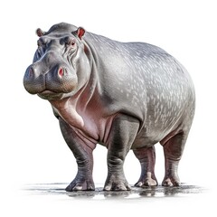 Obraz premium rhino isolated on white