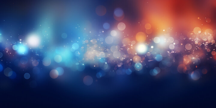 Illustration with boka lighting for background. 