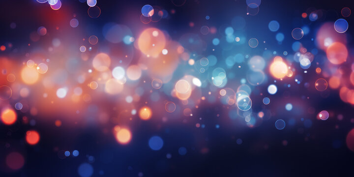 Illustration with boka lighting for background. 