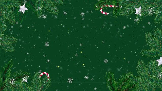 Christmas element motion video background