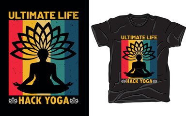 Yoga T shirt Design