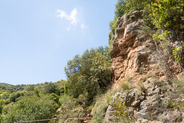 The Nahal  Amud National Natural Park in Western Galilee in northern Israel