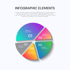 Infographic design template with place for your data. Vector illustration.