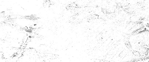 Vector grunge texture black and white cracked surface transparent background, graphic design element halftone style concept.