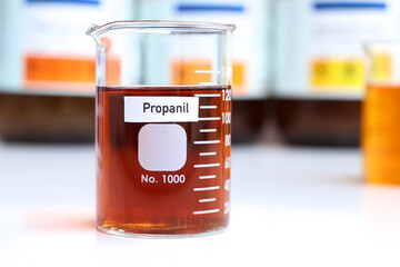 Propanil in glass, Herbicides are used to manage wasteland or control weeds in agriculture