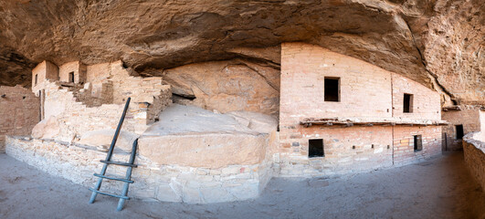 Cliff dwellings are ancient structures build by the Native American Pueblo people

