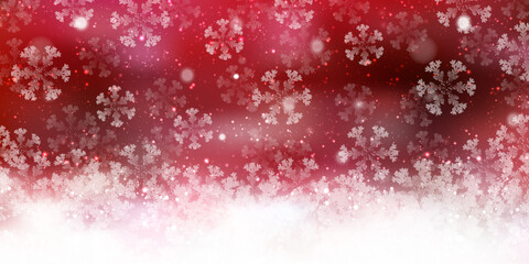 クリスマス　雪　風景　冬　背景