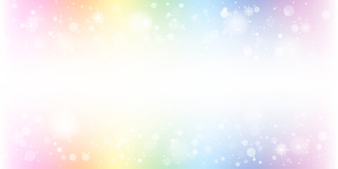 虹色のキラキラしたグラデーション抽象背景