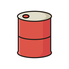 oil barrel icon vector design template simple and clean