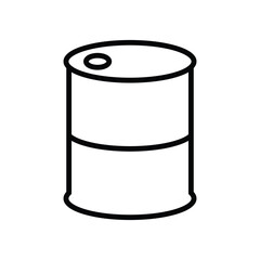 oil barrel icon vector design template simple and clean
