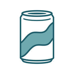 Fototapeta premium soda can icon vector design template simple and clean