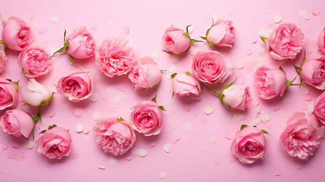 pink rose petals HD 8K wallpaper Stock Photographic Image 